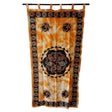 44" x 88" Seven Chakra Orange Cotton Curtain - Magick Magick.com