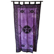 44" x 88" Triple Moon Purple Cotton Curtain - Magick Magick.com