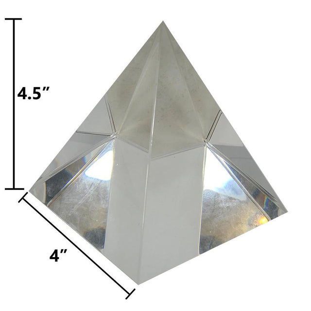 4.5" Crystal Pyramid - Magick Magick.com