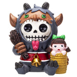 4.5" Furrybones Statue - Krampus - Magick Magick.com