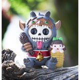 4.5" Furrybones Statue - Krampus - Magick Magick.com