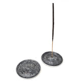 4.5" Metal Floral Incense Stick Burner - Magick Magick.com