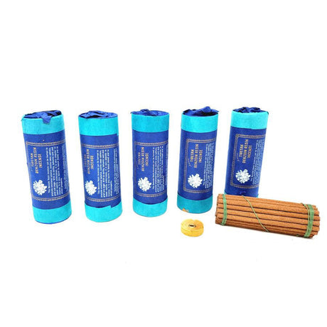 4.5" Tibetan Incense Dhoop - Benzoin (5 Packs of 30 Sticks) - Magick Magick.com