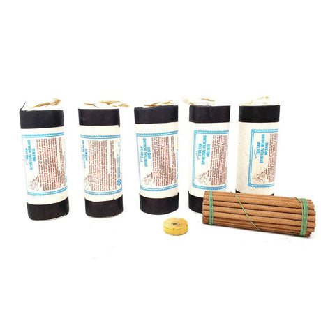 4.5" Tibetan Incense Dhoop - Spiritual Healing (5 Packs of 30 Sticks) - Magick Magick.com