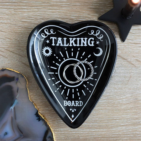 4.7" Talking Board Planchette Ceramic Trinket Dish - Magick Magick.com