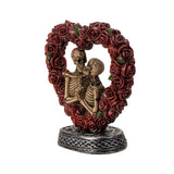 4.85" Love Never Dies Skeleton Couple Statue - Magick Magick.com