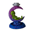 5" Alien on Moon Backflow Incense Burner - Magick Magick.com