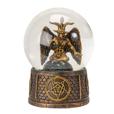 5" Baphomet Water Globe - Magick Magick.com