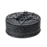 5" Celtic Dragon Round Display Box - Magick Magick.com