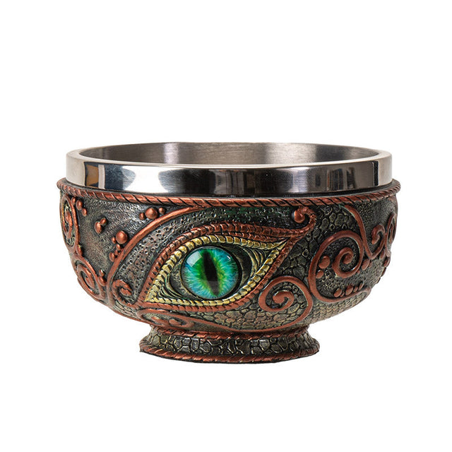 5" Dragon Eye Stainless Steel Bowl - Magick Magick.com