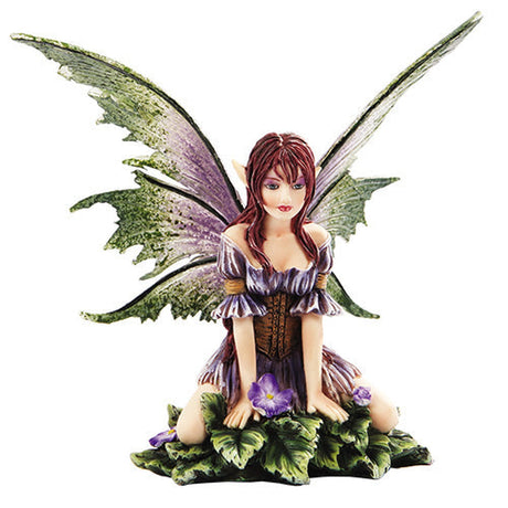 5" Fairy Statue - Wild Violet Faery - Magick Magick.com