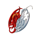 5" Fire and Ice Dragon Ornament by Anne Stokes - Magick Magick.com