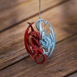 5" Fire and Ice Dragon Ornament by Anne Stokes - Magick Magick.com