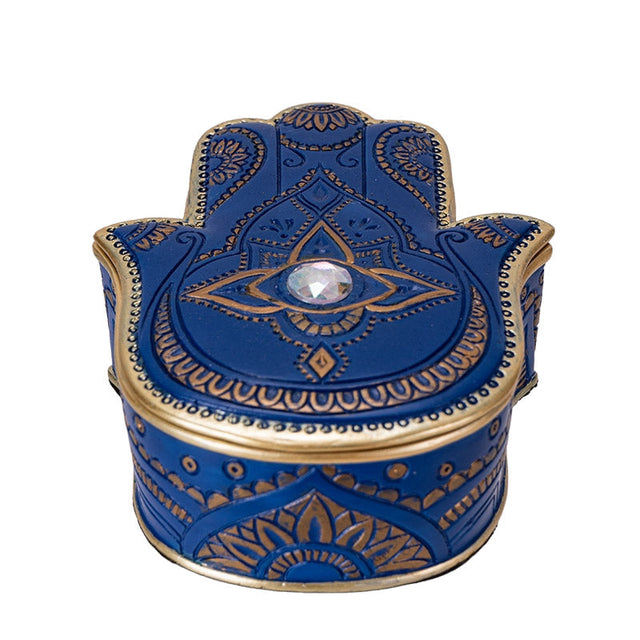 5" Hamsa Hand Trinket Box - Magick Magick.com