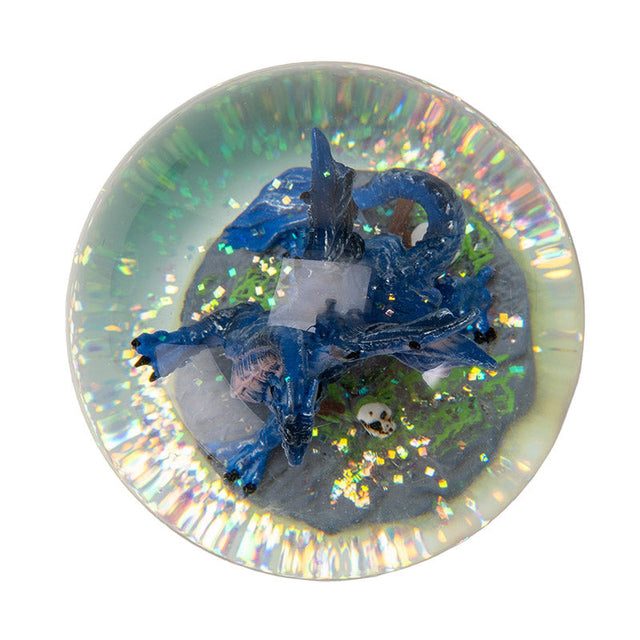 5" Midnight Dragon Water Globe - Magick Magick.com