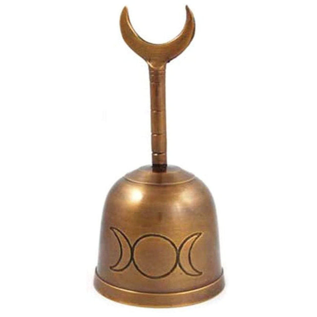 5" Moon Altar Hand Bell - Magick Magick.com