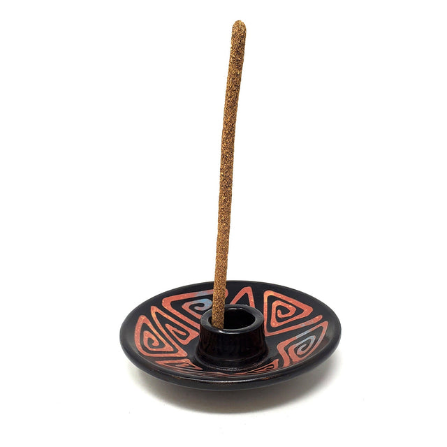 5" Peruvian Handmade Ceramic Burner - Magick Magick.com