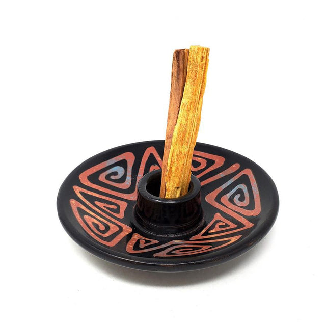 5" Peruvian Handmade Ceramic Burner - Magick Magick.com