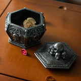 5" Skull Ossuary Display Box - Magick Magick.com