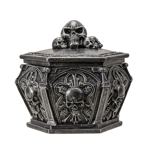 5" Skull Ossuary Display Box - Magick Magick.com