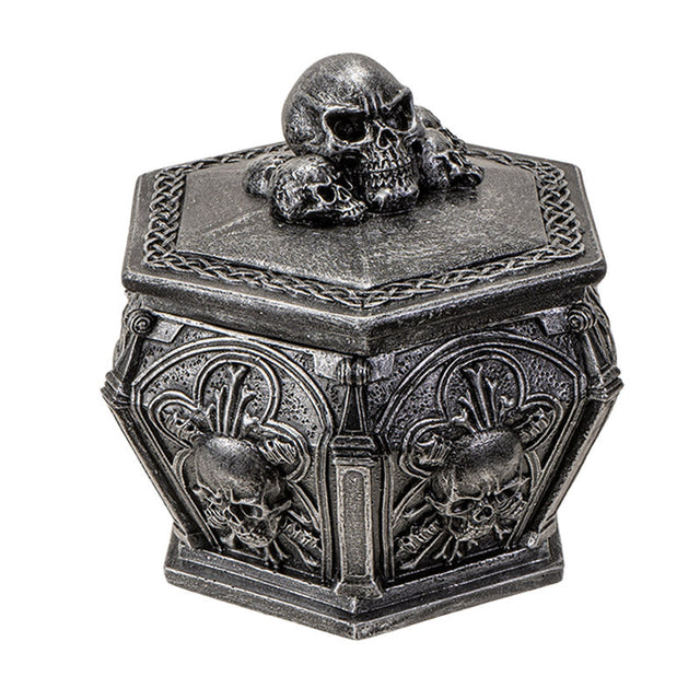 5" Skull Ossuary Display Box - Magick Magick.com