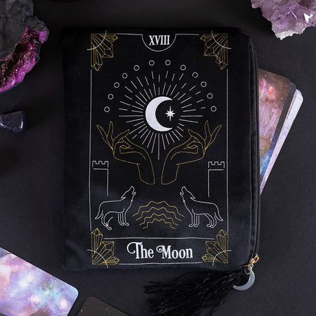 5" The Moon Tarot Card Zipper Pouch - Magick Magick.com