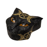 5" Triple Moon Pentagram Black Cat Box - Magick Magick.com