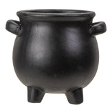 5" Witches Cauldron Pentagram Terracotta Planter Pot - Magick Magick.com