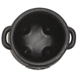 5" Witches Cauldron Pentagram Terracotta Planter Pot - Magick Magick.com