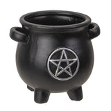 5" Witches Cauldron Pentagram Terracotta Planter Pot - Magick Magick.com