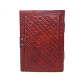 5" x 7" Owl Leather Blank Book with Latch - Magick Magick.com