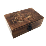 5" x 8" Carved Wood Box - Unicorn - Magick Magick.com