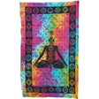 54" x 86" Seven Chakra Tie Dye Tapestry - Magick Magick.com