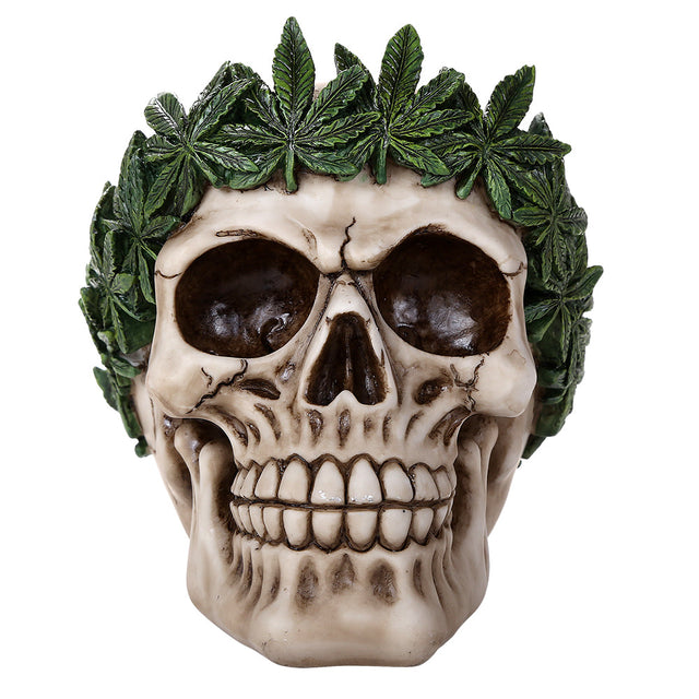 5.25" Crown Skull Statue - Magick Magick.com
