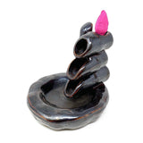 5.5" Ceramic Backflow Incense Burner - Waterfall - Magick Magick.com