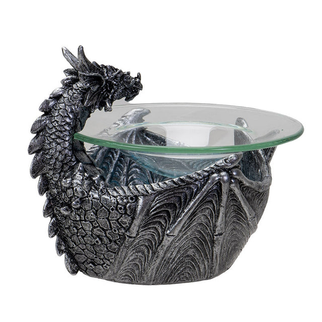 5.5" Glass Dragon Oil Warmer - Magick Magick.com