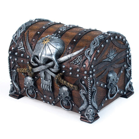5.5" Pirates Treasure Chest Display Box - Magick Magick.com