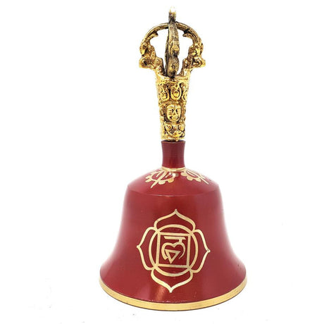 5.5" Red Root Tibetan Bell (Note "F") - Magick Magick.com
