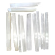 5.5" Rough Selenite - Sticks (50 Pack) - Magick Magick.com