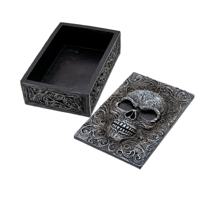 5.6" Skull Tarot Box - Magick Magick.com