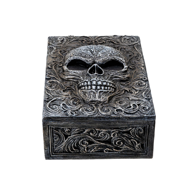 5.6" Skull Tarot Box - Magick Magick.com