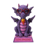 5.7" I Love Dragons Statue - I Love Dragons! - Magick Magick.com