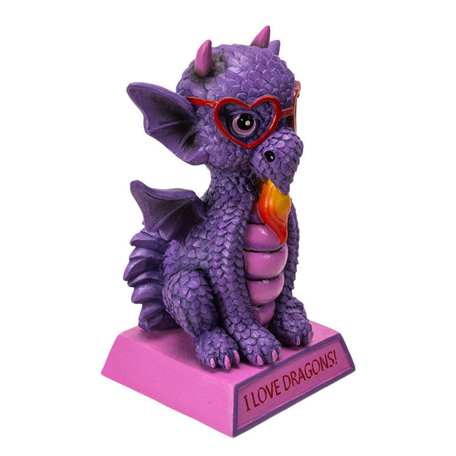 5.7" I Love Dragons Statue - I Love Dragons! - Magick Magick.com