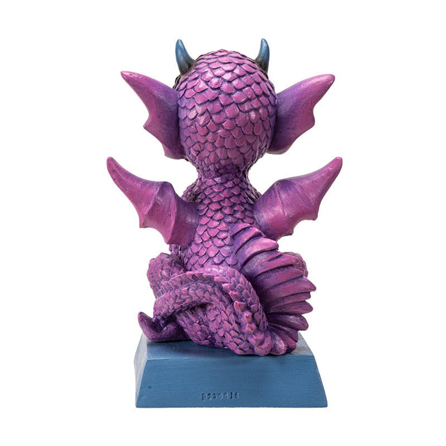 5.7" I Love Dragons Statue - She's Cute But Fierce! - Magick Magick.com