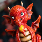 5.7" I Love Dragons Statue - What Would A Dragon Do? - Magick Magick.com