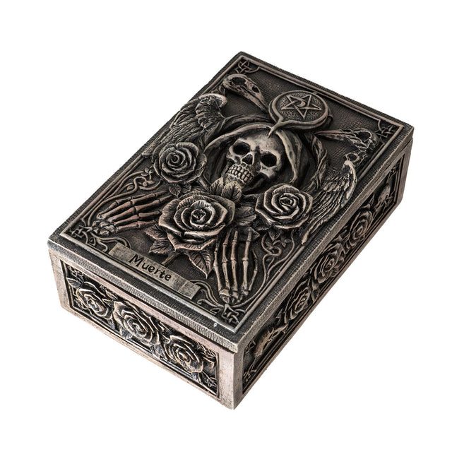 5.7" Santa Muerte Tarot Display Box - Magick Magick.com