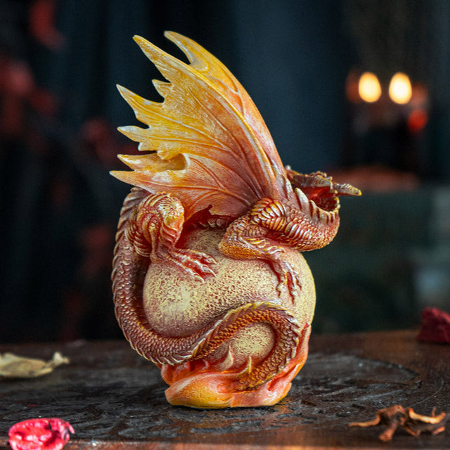 5.75" Solar Dragon Statue - Magick Magick.com