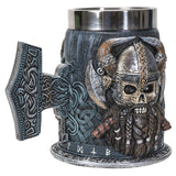 5.75" Stainless Steel Resin Mug - Danegeld Tankard - Magick Magick.com