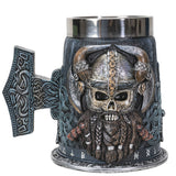 5.75" Stainless Steel Resin Mug - Danegeld Tankard - Magick Magick.com