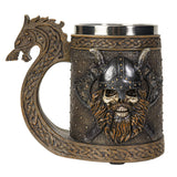 5.75" Stainless Steel Resin Mug - Viking - Magick Magick.com